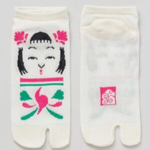Tabi (calcetines o medias japonesas) Kokeshi