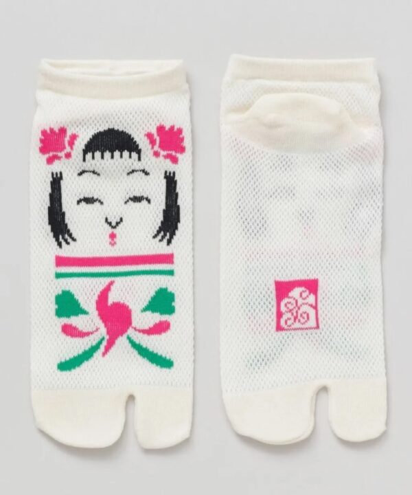 Tabi (calcetines o medias japonesas) Kokeshi