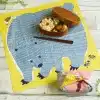 Furoshiki KATA KATA: Oso y ave (amarillo) - Imagen 4