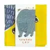 Furoshiki KATA KATA: Oso y ave (amarillo) - Imagen 2