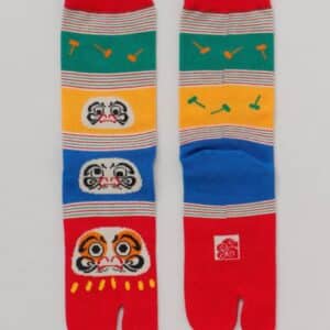 Medias tabi japonesas con diseño de Daruma Otoshi – Kawagami