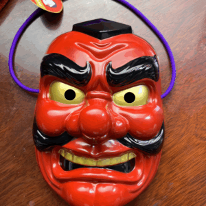 Máscara tradicional japonesa: TENGU