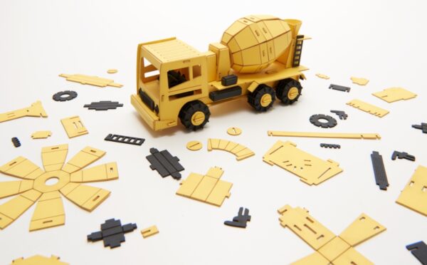 Cars craft grande: Mezcladora - Mixer car - Imagen 4