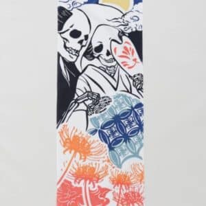 Tenugui japonés Calaveras