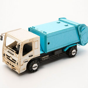 Cars craft Transportation: Camión japonés de basura - Garbage Truck