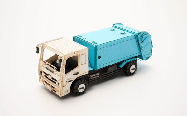 Cars craft Transportation: Camión japonés de basura - Garbage Truck