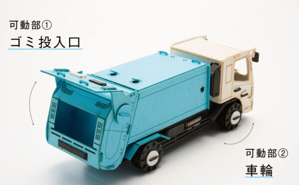 Cars craft Transportation: Camión japonés de basura - Garbage Truck - Imagen 3