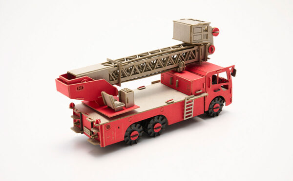 Cars craft Emergency: Camion de bomberos - Ladder truck - Imagen 4